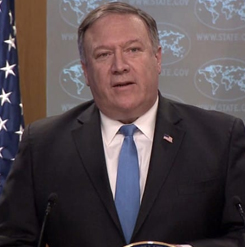 Secretary of State Mike Pompeo announced that the Trump administration's Iran policy will be handled by the new Iran Action Group inside the State Department. (Reuters)