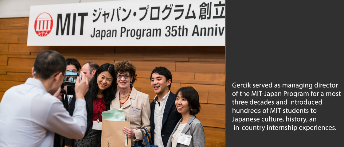 Pat Gercik with MIT Japan students