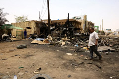 The aftermath of clashes in Khartoum, Sudan, April 2023