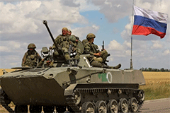 Ukraine tank and troops.
