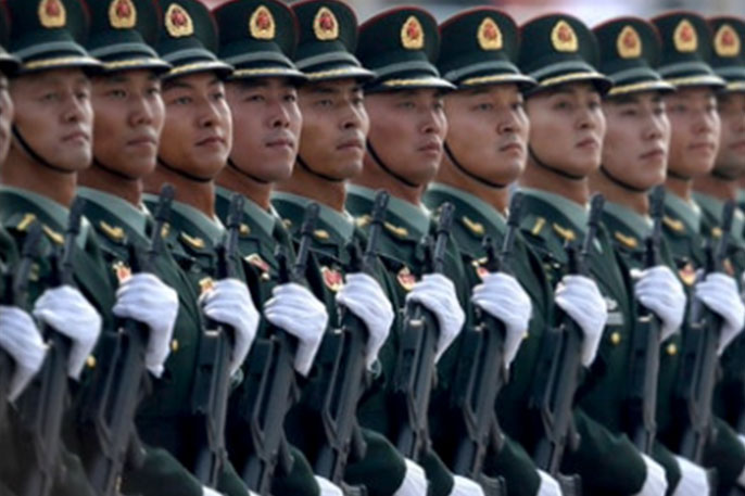 Military mobilisation is more effective than public threats in demonstrating resolve against hawkish, as opposed to doveish, rivals. Not many in the world will characterise Xi Jinping as a dove anyway (AP)