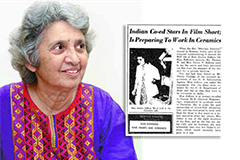 Almitra Patel '58, MS '59, the first woman in engineering from India to graduate from MIT, and a Tech article in which she is featured.