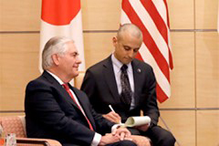 Rex Tillerson meeting with Japan