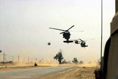 101st Airborne Division helos during Operation Iraqi Freedom