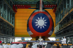 Ceremony to christen Taiwanese submarine