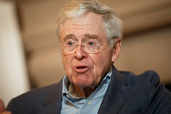  Charles Koch is investing in foreign policy programs at elite American universities. (Patrick T. Fallon/For The Washington Post) 