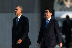 Barack Obama and Japanese Prime Minister Shinzo Abe, in May.