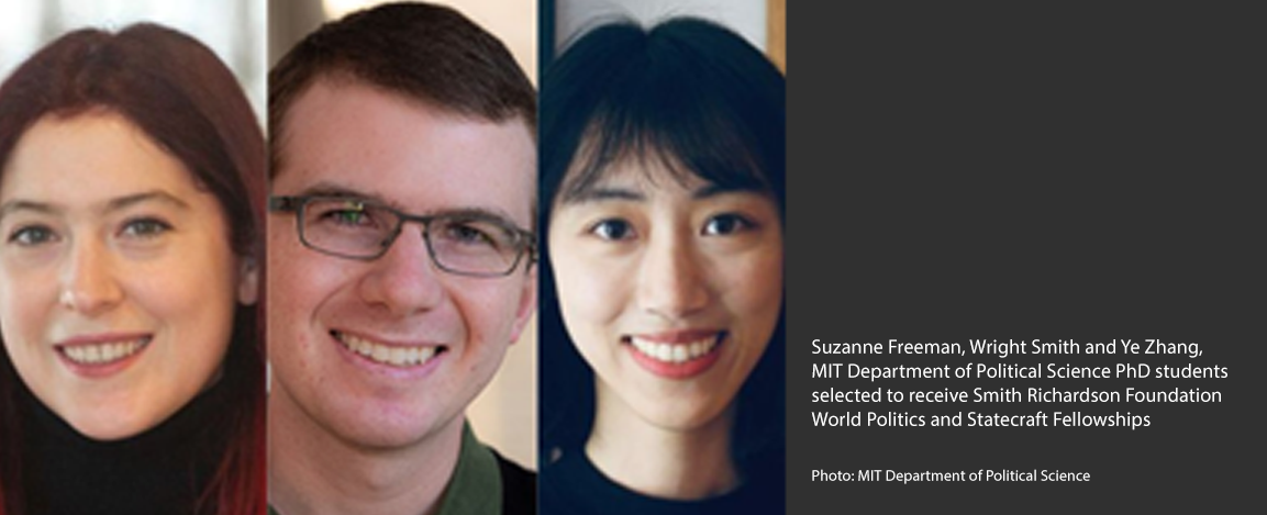 Headshots of Suzanne Freeman, Wright Smith, and Ye Zhang