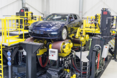 Image of a vehicle dynamics test bench