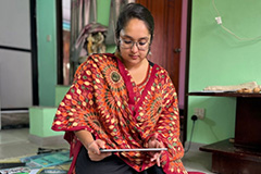Apekshya Prasai on iPad
