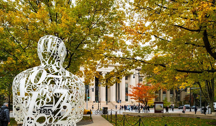 The Alchemist statue at MIT