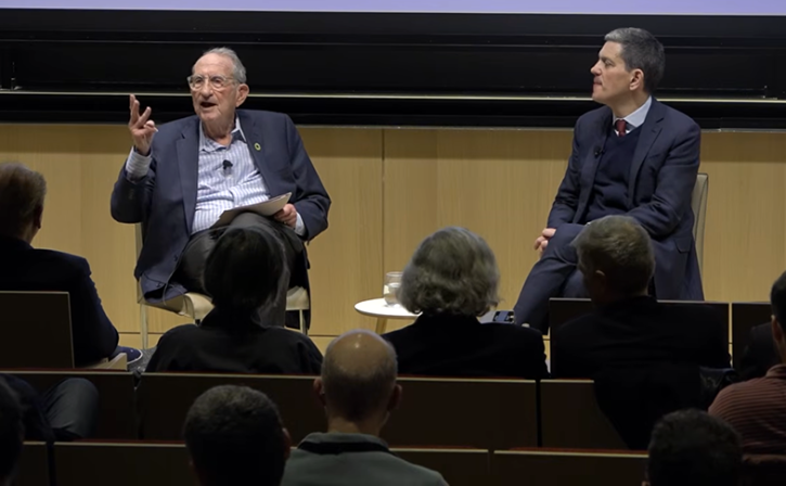 John Deutch and David Miliband