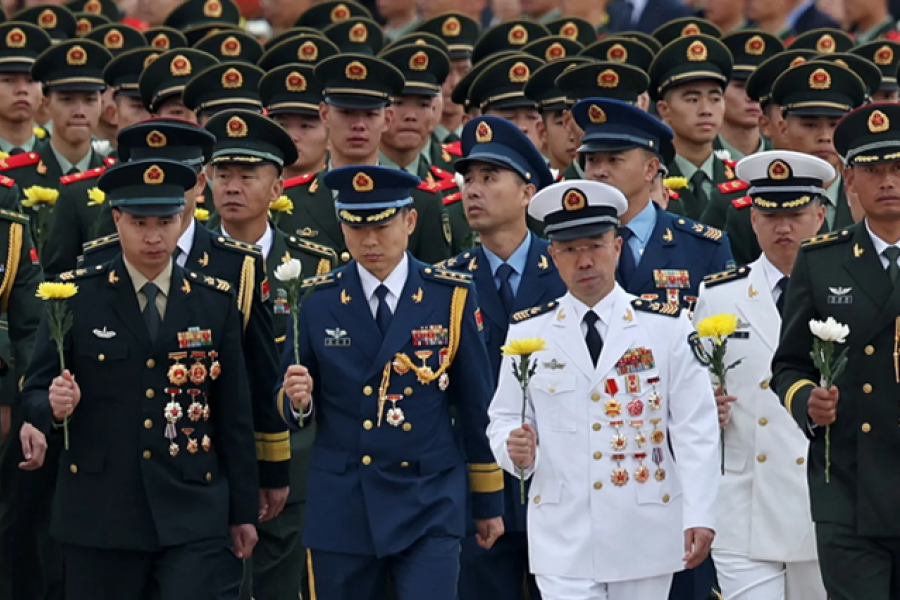 A ceremony to commemorate Martyrs’ Day in Beijing, September 2024 