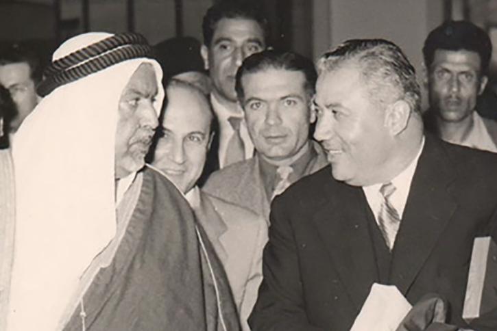 Emile Bustani (right)
