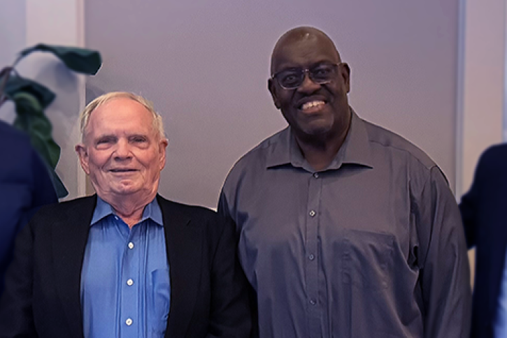 Bob Wilhelm and John Githongo