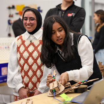 Students working in Arab World